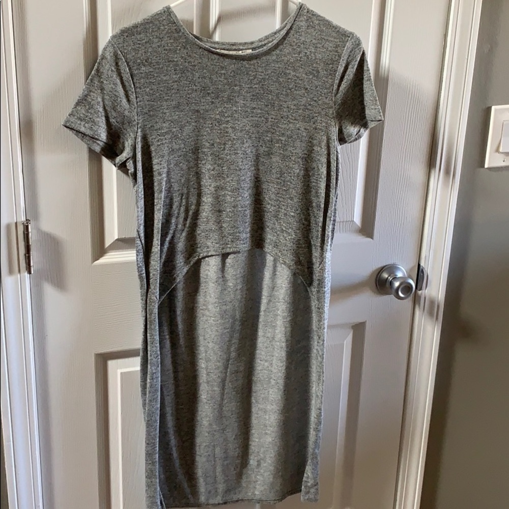 🖤Express short sleeve hi-low top